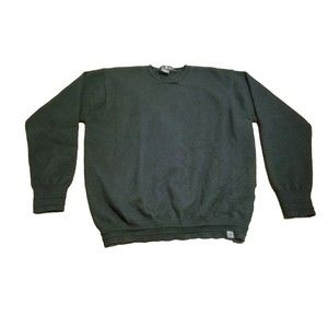 Nike Tiger Woods Sweater Men's Size Large Black Merino Wool Crewneck Pullover